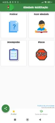 Simulado Detran android App screenshot 4